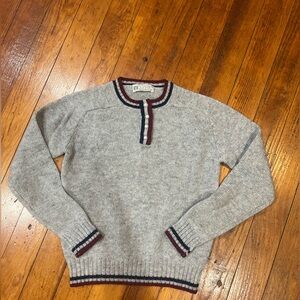 Aston Vintage 100% Shetland new wool sweater size 36